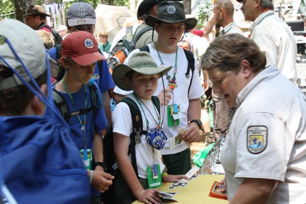 Boy Scouts at the 2010 Jamboree. 
