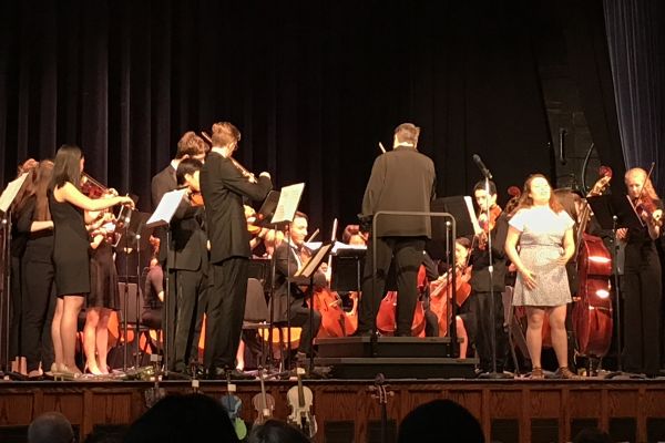 PMHS Orchestra raises $3,000 during Art-on-Music auction at concert (with slideshow)