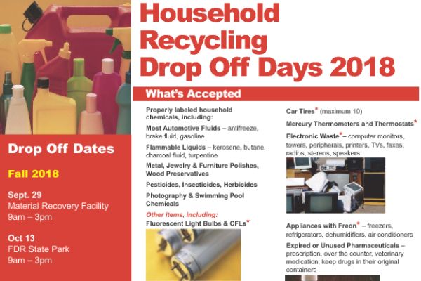 Westchester County 2018 household recycling