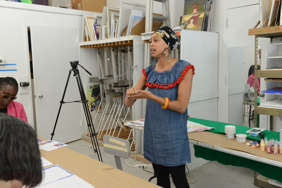 She journeys from Pelham Art Center teenage intern to teacher and noted artist