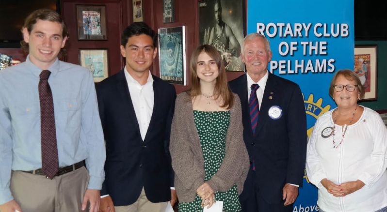 Pelham Rotary honors scholarship winners for 2015-2018