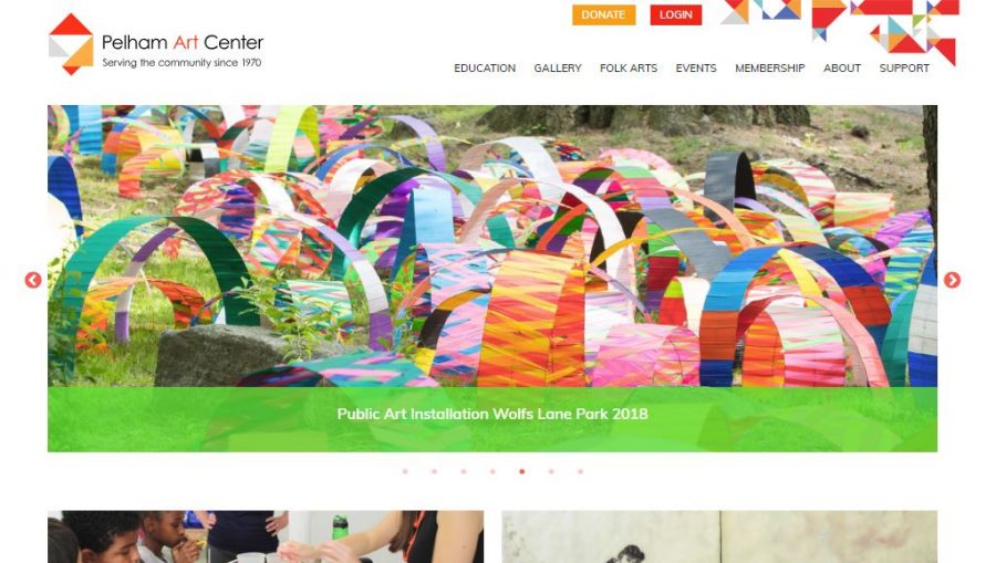Pelham Art Center unveils new website