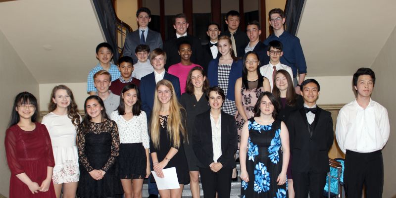 Tri-M Music Honor Society inducts 18 new members at ceremony