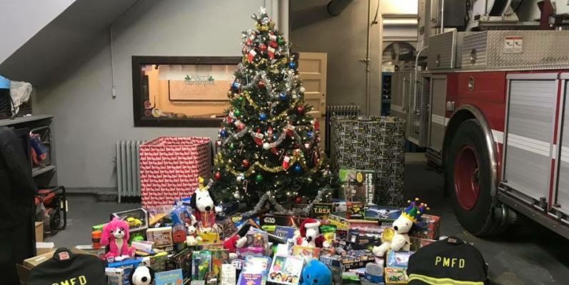 Pelham Manor firefighters begin food and toy drive to benefit soup kitchen, childrens hospitals