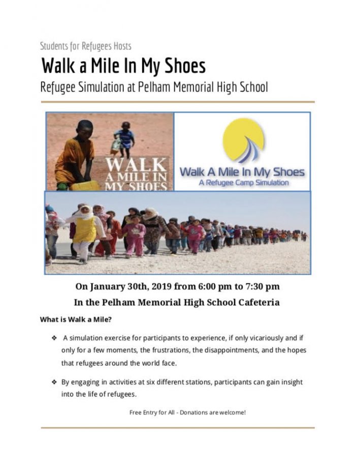 PMHS Students for Refugees club to hold walk-a-mile refugee simulation