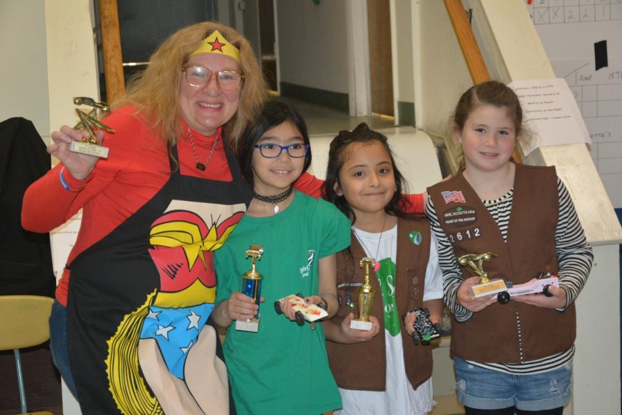 Pelham Girl Scouts hold Second Annual Pinewood Derby Day