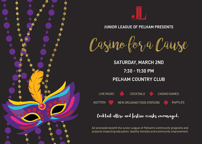 Junior League of Pelham to host Casino Night gala on March 2