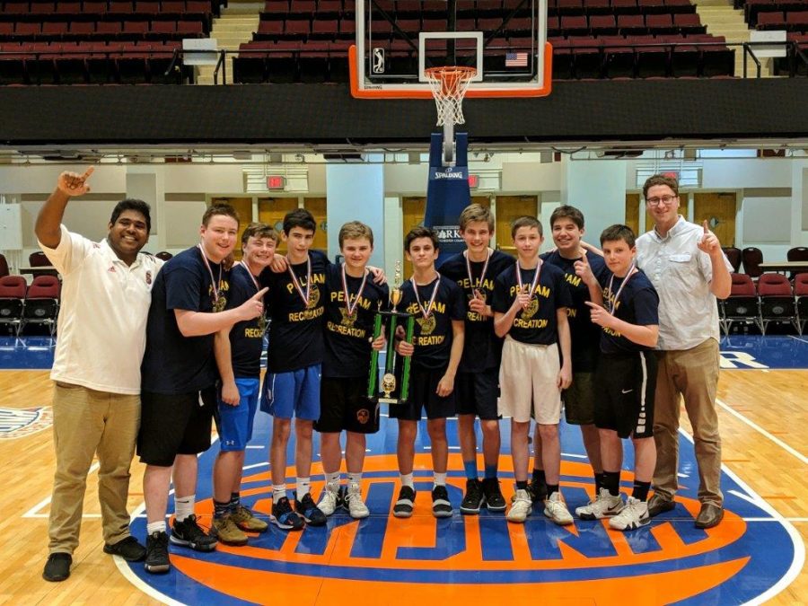 Eighth grade boys rec all-star team wins 2019 Westchester County Basketball Championship