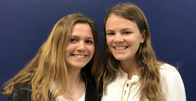 Claudia Dodge and Molly Terraciano named PMHS Athletes of the Week