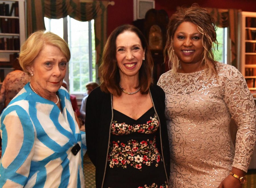 From left, Manor Club President Alice Dean, Assemblywoman Amy Paulin and Sheryl Hatwood, chairwoman of the gala.