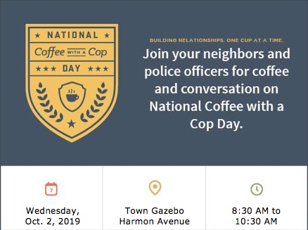 Coffee with a Cop: Talk about issues, chat a bit with Pelham Police on Wednesday