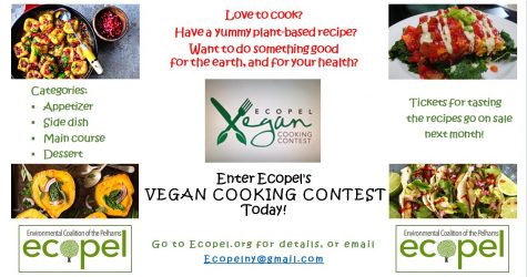 Come try the new at EcoPels vegan cook off on Nov. 9