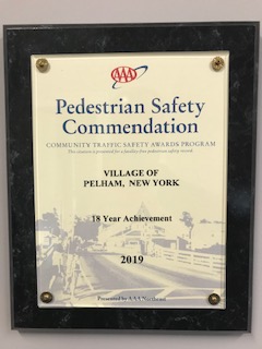 Pelham police awarded AAA Platinum Award for Community Traffic Safety, Pedestrian Safety Commendation Award