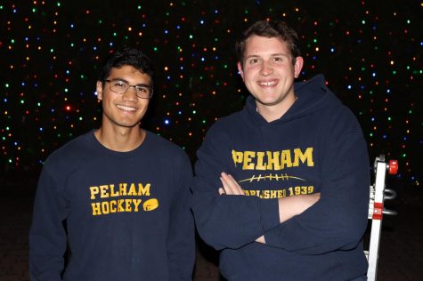 PMHS alumni Chris Russo and T.J. Hurd fill homes with holiday cheer with their Pelham Lights