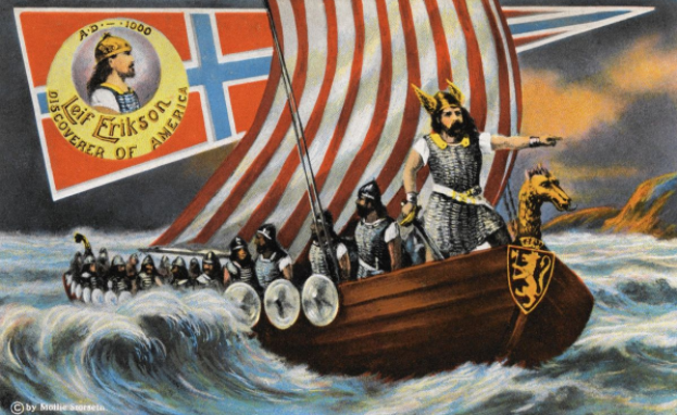 Leif Erikson Discovers America, 1000 AD