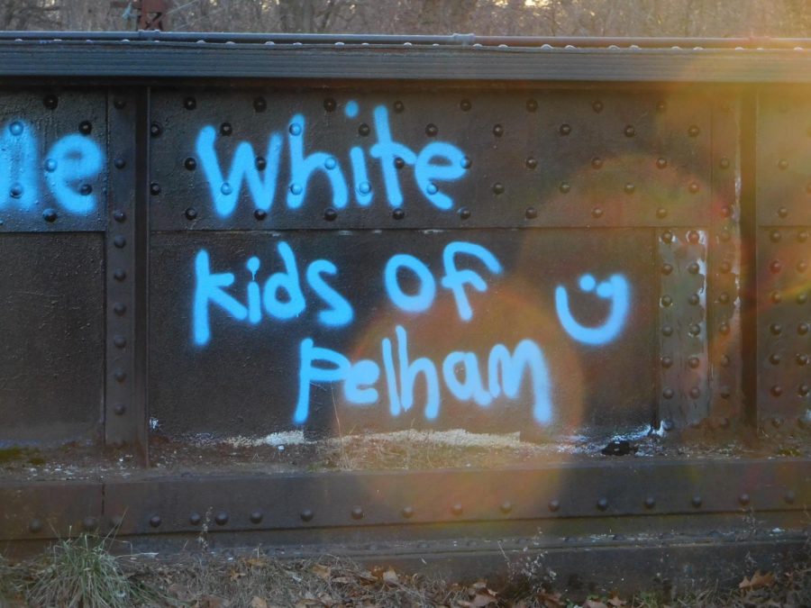 Graffiti+with+racial%2C+possibly+anti-gay+themes+left+near+Pelham+teen+party+site