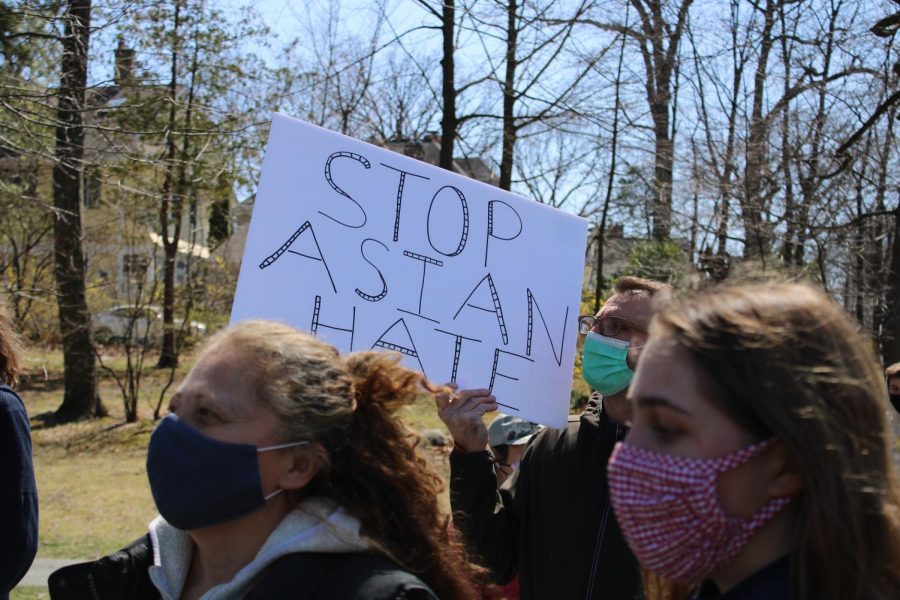Pelham United protest gives platform for residents to share experiences, condemn Asian hate
