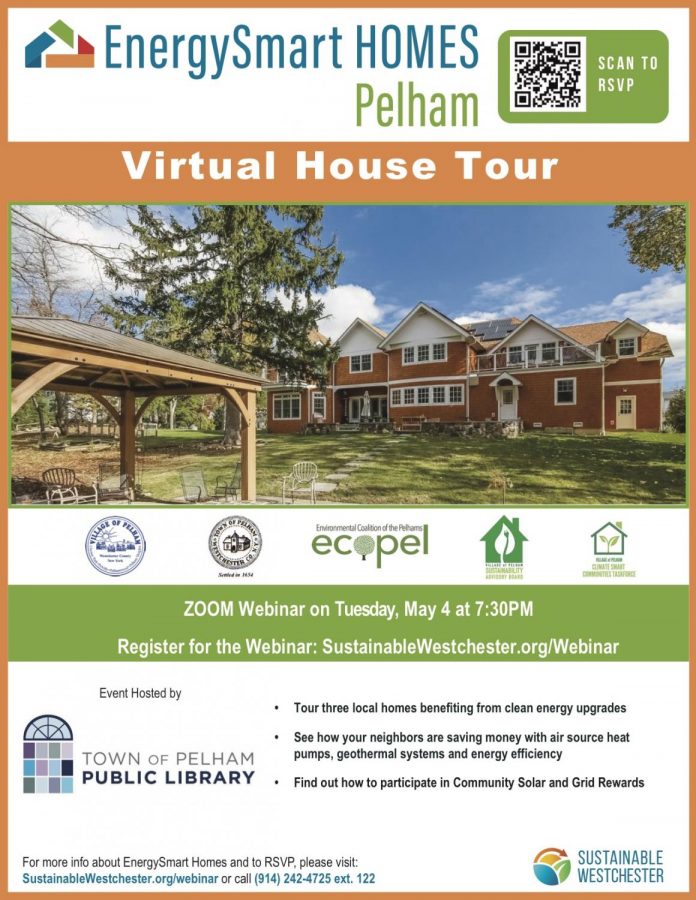 Pelham Public Library presents Tuesday virtual tour of EnergySmart homes