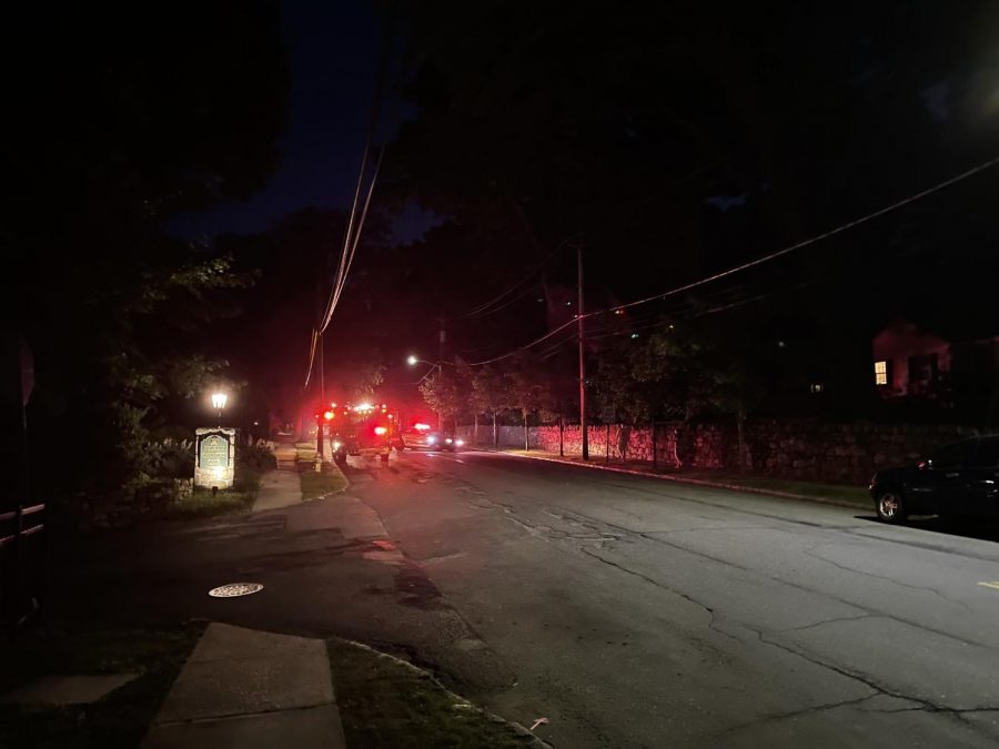 Pelham Manor Police and Fire departments arrived on Pelhamdale Avenue.