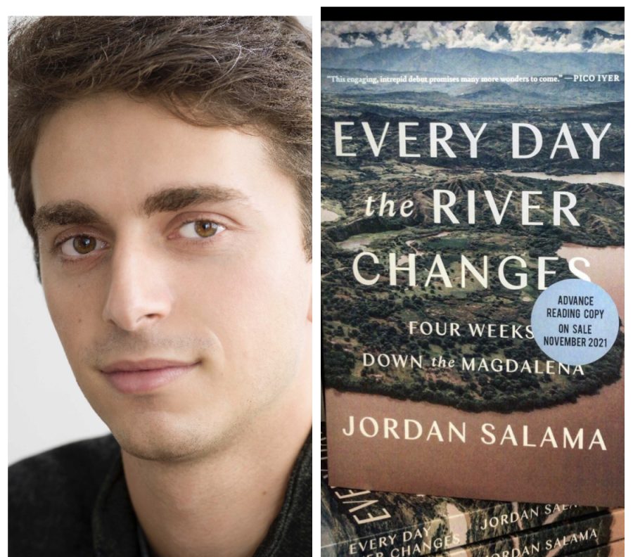 Jordan Salama and his new book.