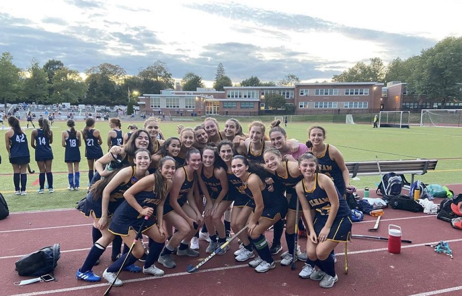 PMHS field hockey after defeating Pleasantville 6-0.