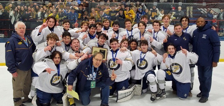 PMHS ice hockey wins Section 1, Division II title.