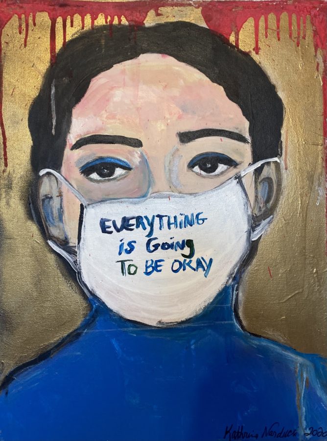 Everything+is+going+to+be+Okay%2C+acrylic+on+canvas+20%E2%80%9D+by+24%E2%80%9D%2C+Kathrine+Narducci.