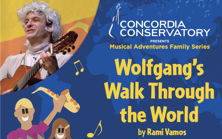 Family musical Wolkgangs Walk Through the World on Picture House stage Saturday