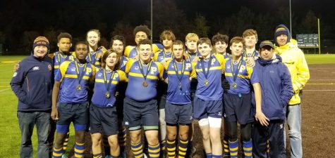 PMHS rugby after winning the state sevens championship in the fall season.