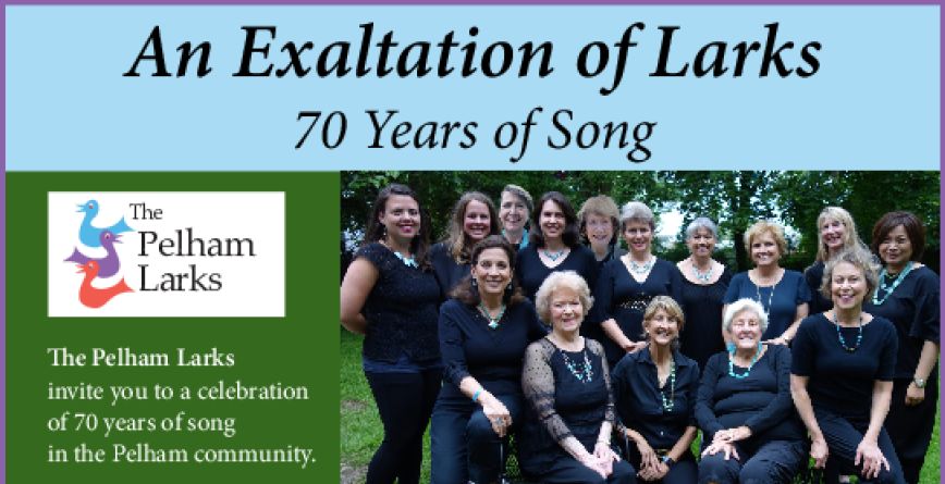 Pelham Larks set 70th anniversary concert for Oct. 23, supported by AcaPelicans and Crickets