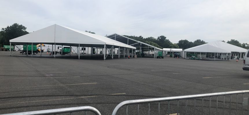Refugee center at Orchard Beach to be moved to Randalls Island following weekend storms