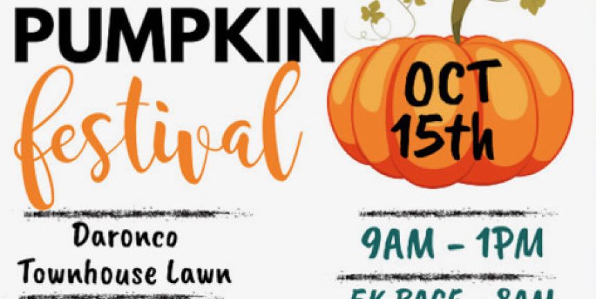 PCCs Pumpkin Festival fundraiser comes to Daronco Townhouse lawn on Oct. 15