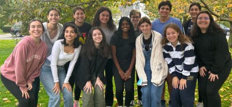 Thirteen of the 42 editors and reporters who work on the Pelham Examiner. Clockwise from top left, Julia Findikyan, Kira Findikyan, Gabby Ahitow, Oliver Lavallee, Matt Michailoff, Kiran Schwaderer, Cristina Stefanizzi, Leila Brady, Charlotte Cohn, 
Sandra Chalissery, Julianna Leiggi, Amina Pucci and Bella Caruso. To read about them and the others who work on the paper, visit the staff page: https://pelhamexaminer.com/staff/ 
