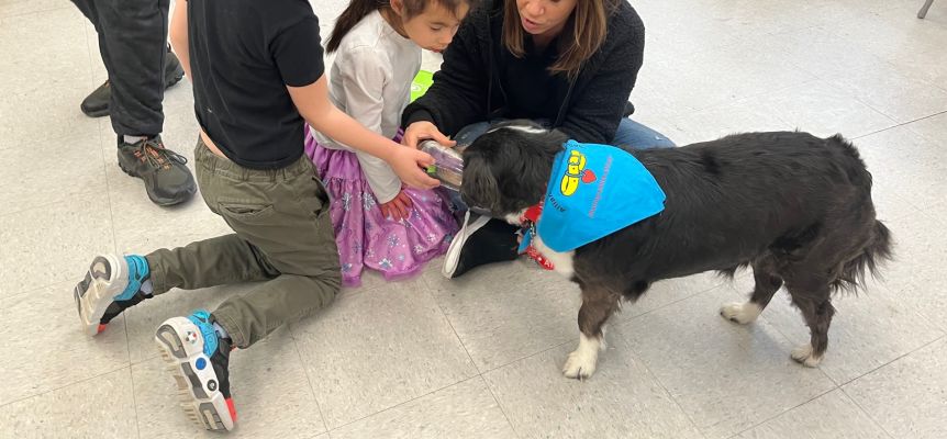 Project CHILDD introduces Dory the therapy dog at Valentine’s Day ...