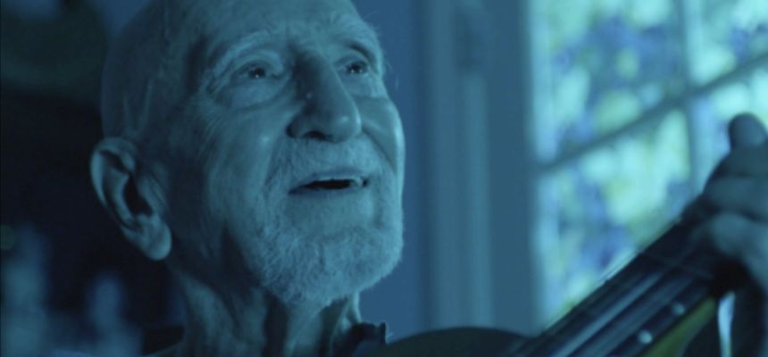 Dominic Chianese in "The Old Guitarist," a short made by local filmmaker Will Nunziata.