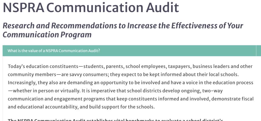 School board to hear results of audit of districts communications program on Wednesday
