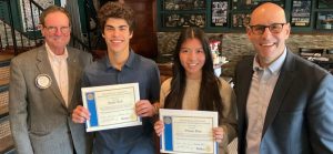 PMHS seniors Vivian Guo and Isaac Lief named Rotary Scholars of the Month