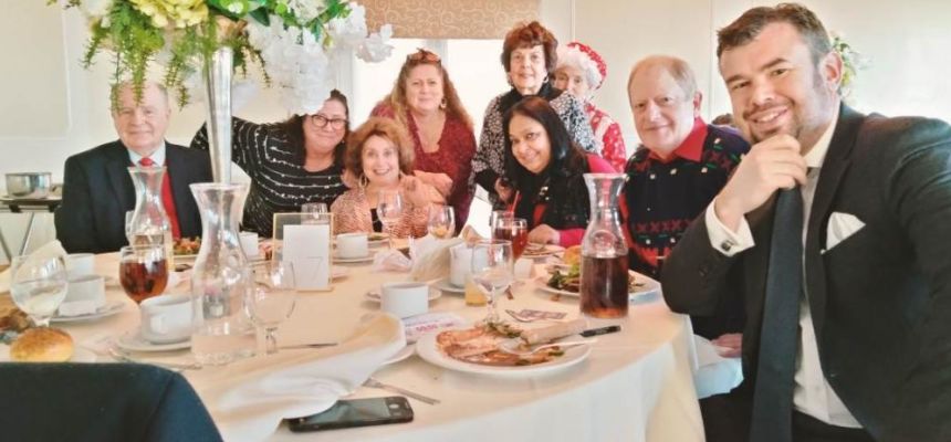 Pelham Seniors celebrate with Christmas party at Davenport Mansion