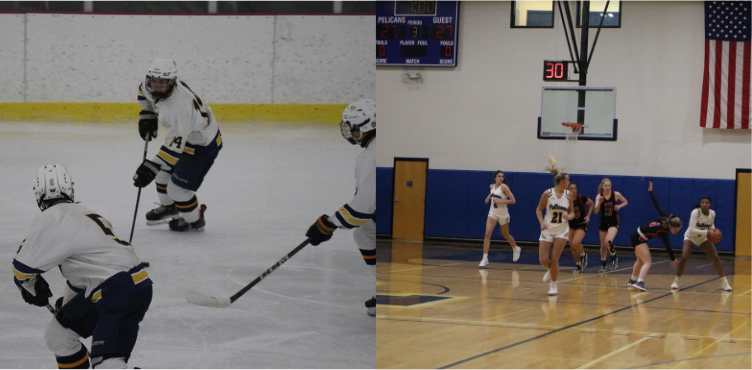 Hockey moves onto section championship; girls basketball secures on spot in the semifinals
