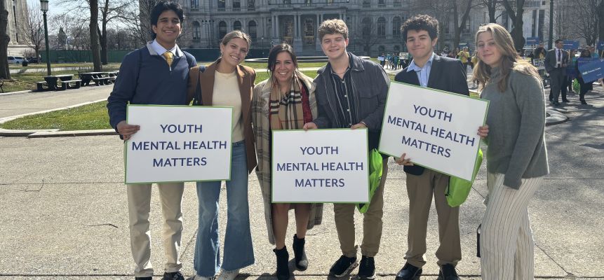Pelham Together Youth Council members advocate in Albany for mental health policies and resources