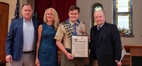 Troop 1 Pelhams Luke Reische receives rank of Eagle Scout at Court of Honor