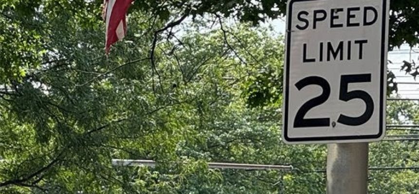 Speed limit in Village of Pelham will be reduced to 25 mph on Sept. 1