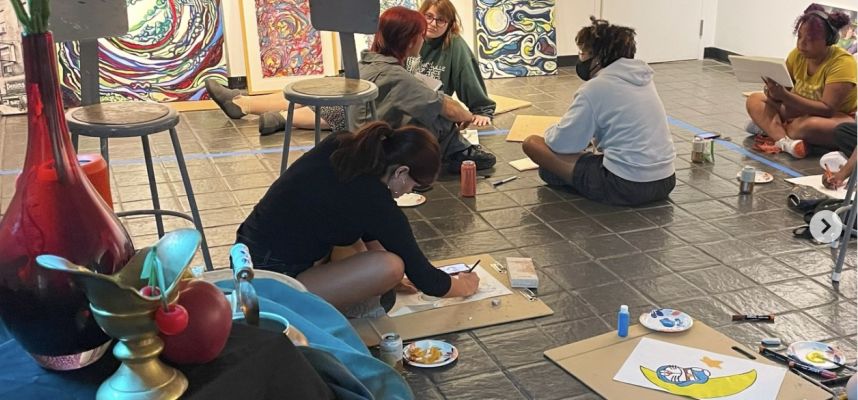 Third year of Pelham Art Center's youth leadership program in full swing with open studios, teen council and internships