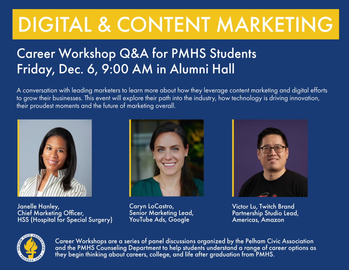 Career workshop on digital and content marketing to be held Friday at PMHS