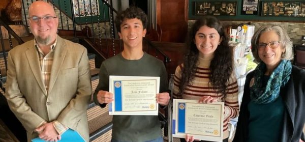 Jake Fellner and Cararose Vitale named Rotary Scholars of the Month for November