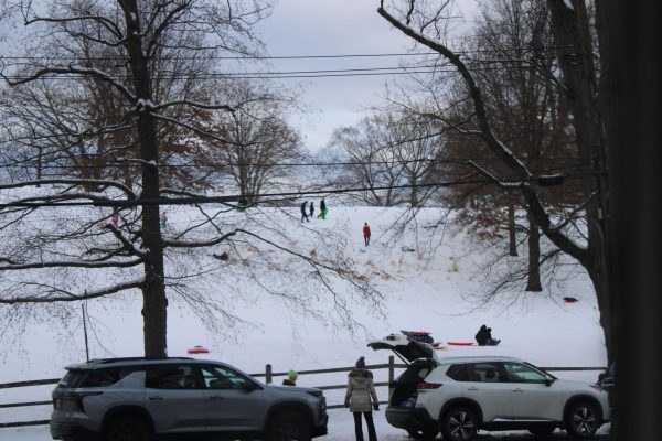 Foto Feature: Snowy weather brings families to Mt Tom