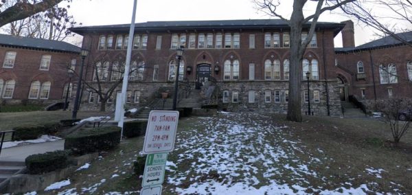 Labeling Siwanoy 'historically significant building,' flyers call on residents to oppose major renovation that would demolish wings