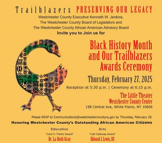 Black History Month Trailblazers to be celebrated by Westchester County