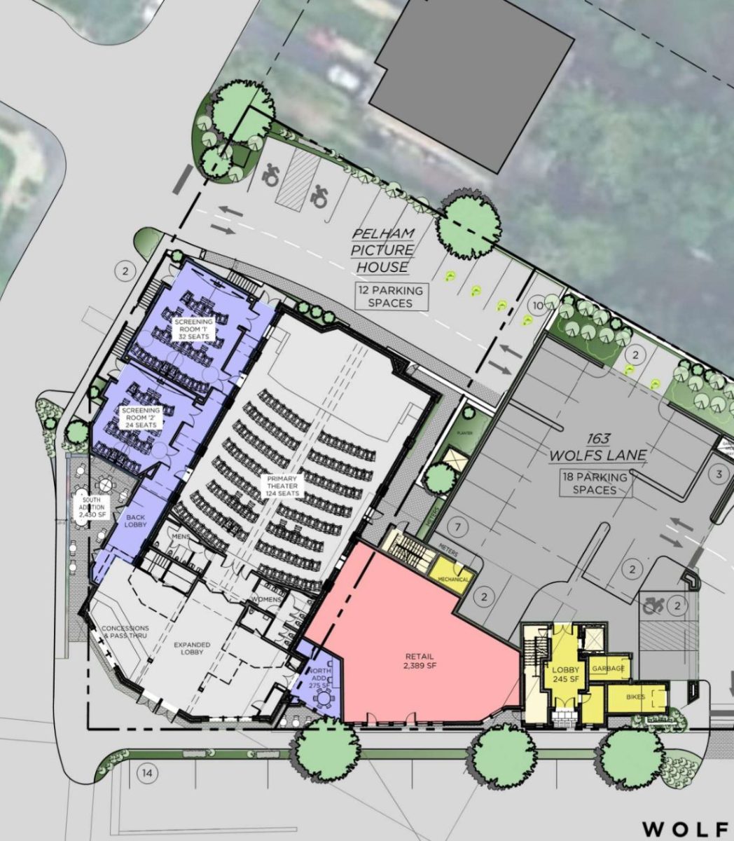 Smithmeyer's proposal for renovation of the Picture House and development of 163 Wolfs Lane