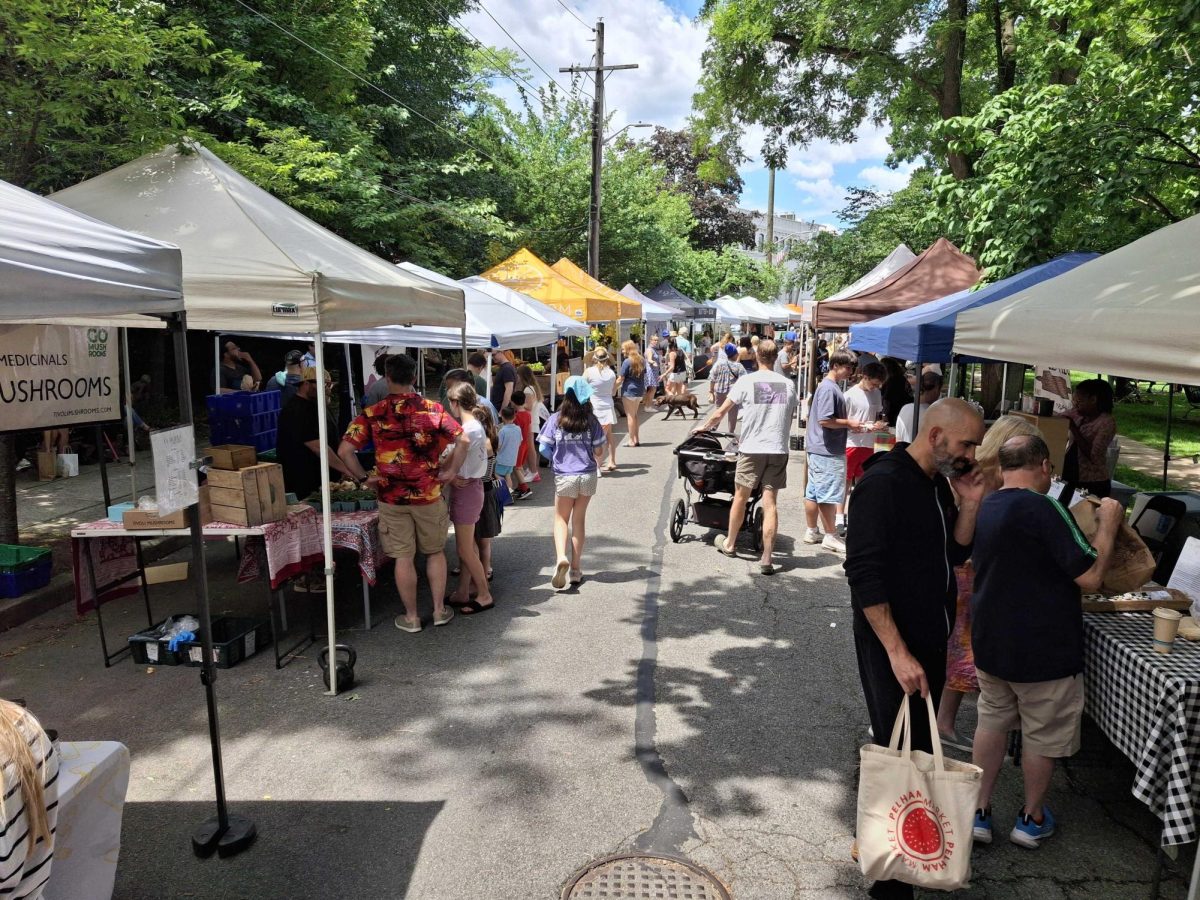 It's summertime and the Pelham Market is in full swing, with more vendors, more customers and more fun